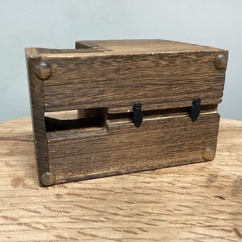 🟤 Solid Wood - Dovetail Crafted Workmanship - Pen - Pencil - Cell Phone Holder - Picture 8 of 14